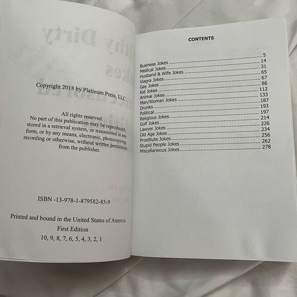 Filthy dirty jokes uncensored edition adults only XXX rated Printed and bound in - Picture 4 of 4